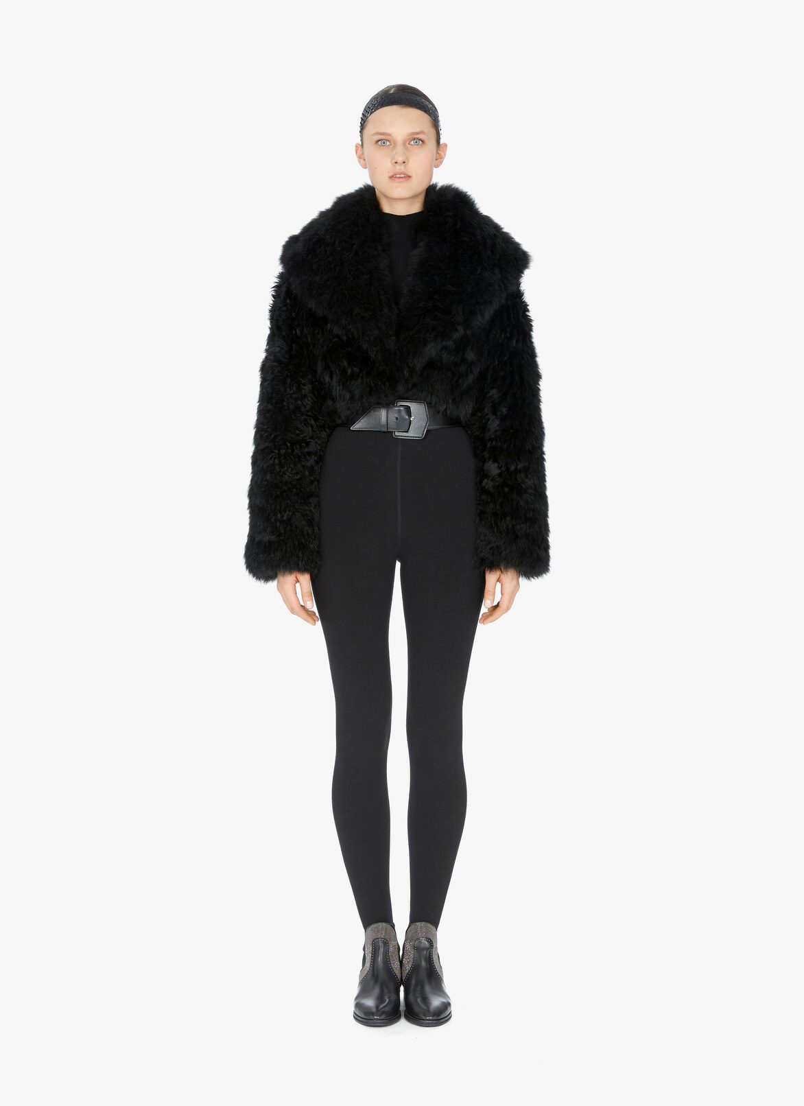 Cashmere Bolero Jacket
 ALAÏA BLACK CASHMERE BOLERO JACKET